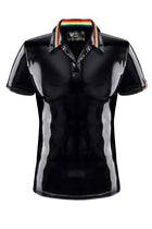 PVC Polo Shirt RMRaffaeleRBW schwarz von Pride Festih Line - S / Black - Herren-Shirt