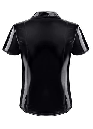 PVC Polo Shirt RMRodolfoPVC schwarz von nextGEN Collection - Herren-Shirt