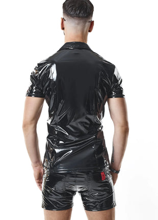 PVC Polo Shirt RMRodolfoPVC schwarz von nextGEN Collection - Herren-Shirt