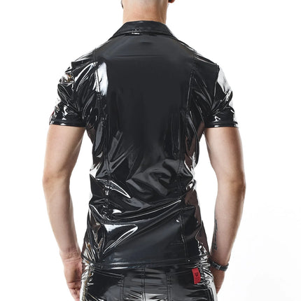 PVC Polo Shirt RMRodolfoPVC schwarz von nextGEN Collection - Herren-Shirt