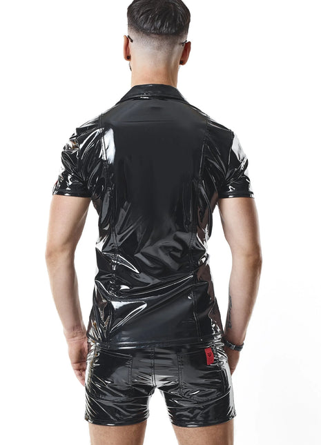 PVC Polo Shirt RMRodolfoPVC schwarz von nextGEN Collection - Herren-Shirt