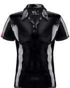 PVC Polo Shirt RMRodolfoPVC schwarz von nextGEN Collection - S / Black - Herren-Shirt