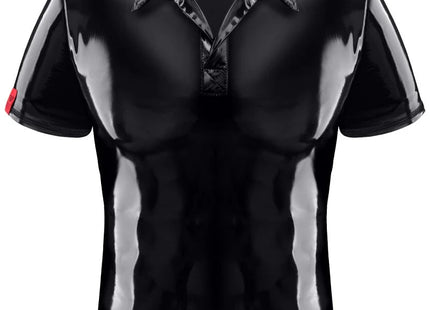 PVC Polo Shirt RMRodolfoPVC schwarz von nextGEN Collection - S / Black - Herren-Shirt