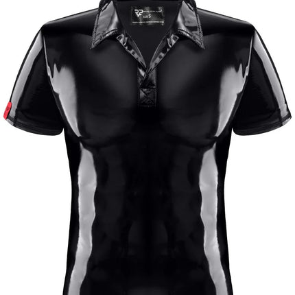 PVC Polo Shirt RMRodolfoPVC schwarz von nextGEN Collection - S / Black - Herren-Shirt