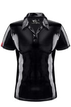 PVC Polo Shirt RMRodolfoPVC schwarz von nextGEN Collection - S / Black - Herren-Shirt