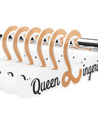 Weiße und goldene queen lingerie kleiderbügel mit modernem design aus hochwertigem material 27,5 cm