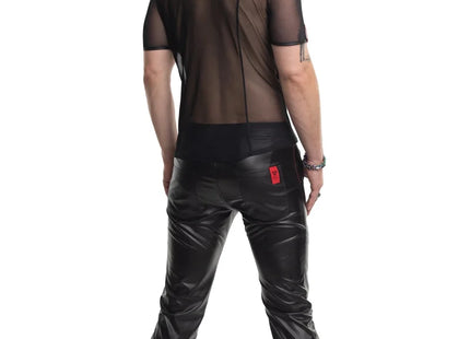 Herren Polo-Shirt RMUgo001 schwarz - 2XL-5