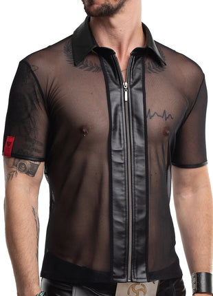 Herren Polo-Shirt RMUgo001 schwarz - 2XL-2