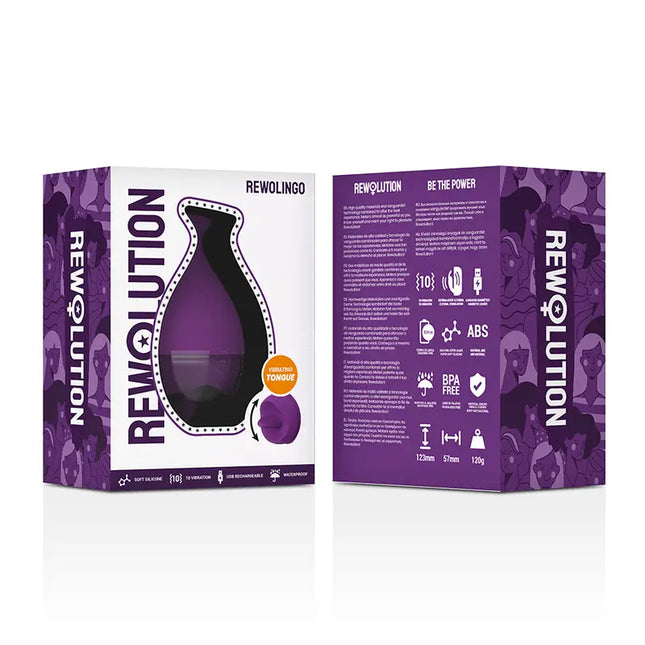 REWOLUTION - REWOLINGO - VIBRATOR MIT ZUNGE - Zungen Vibratoren