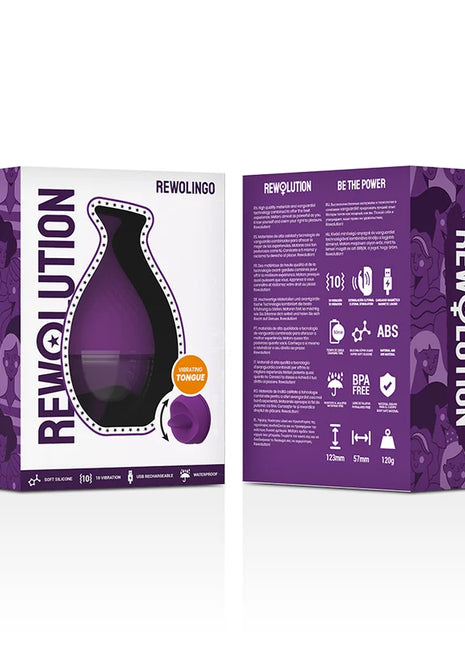 REWOLUTION - REWOLINGO - VIBRATOR MIT ZUNGE - Zungen Vibratoren