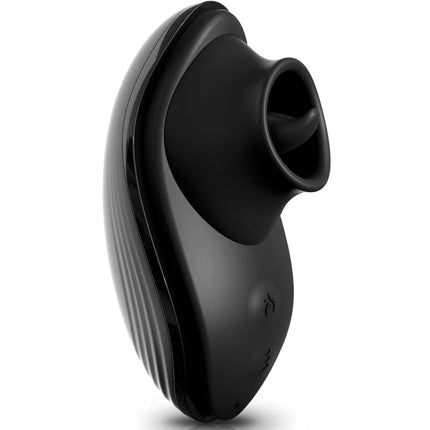 Schwarzes silikon-orale stimuliergerät rim joy anal-vibrator mit ergonomischem design und strukturierter griffoberfläche