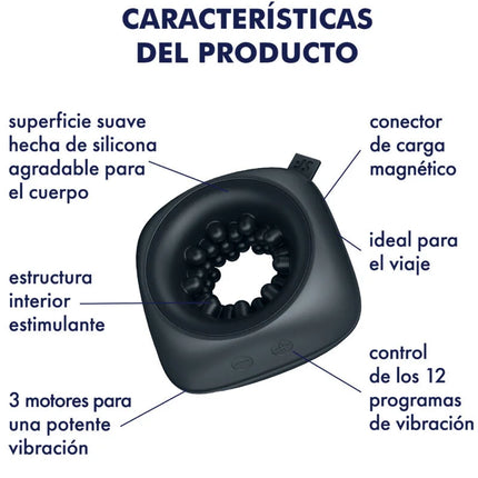 RING STROKER MASTURBATOR & VIBRATOR - Penisring mit Vibration