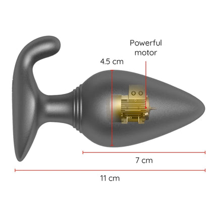 RIO VIBRIERENDER ANALPLUG - KOSTENLOSE APP - Analplug