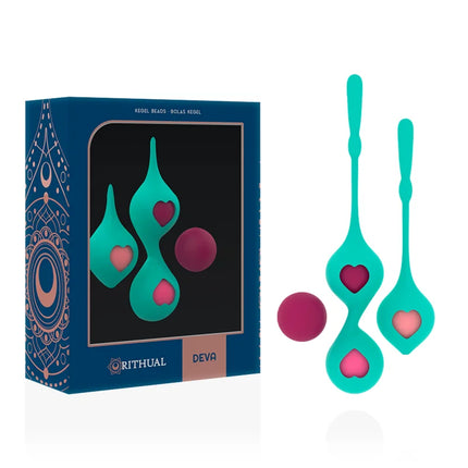 RITHUAL - DEVA AQUA GREEN RITUAL-SET FÜR DAS BECKENTRAINING - Liebeskugeln