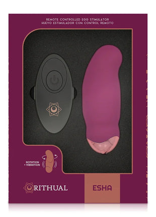 RITHUAL - ESHA EGG FERNBEDIENUNGSSYSTEM ROTATION + VIBRATION - Vibrierendes Ei