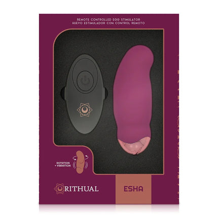 RITHUAL - ESHA EGG FERNBEDIENUNGSSYSTEM ROTATION + VIBRATION - Vibrierendes Ei