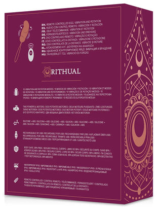 RITHUAL - ESHA EGG FERNBEDIENUNGSSYSTEM ROTATION + VIBRATION - Vibrierendes Ei