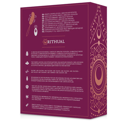 RITHUAL - ESHA EGG FERNBEDIENUNGSSYSTEM ROTATION + VIBRATION - Vibrierendes Ei