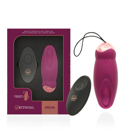 RITHUAL - PRIYA EGG FERNBEDIENUNG G-SPOT + VIBRATION - Vibrierendes Ei