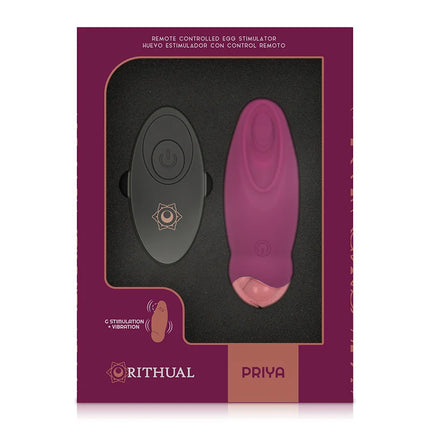 RITHUAL - PRIYA EGG FERNBEDIENUNG G-SPOT + VIBRATION - Vibrierendes Ei