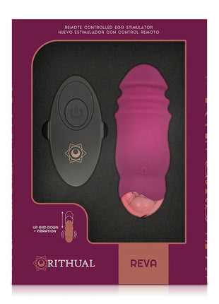 RITHUAL - REVA EGG FERNBEDIENUNGS-UP&DOWN-SYSTEM + VIBRATION - Vibrierendes Ei