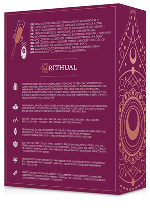 RITHUAL - REVA EGG FERNBEDIENUNGS-UP&DOWN-SYSTEM + VIBRATION - Vibrierendes Ei