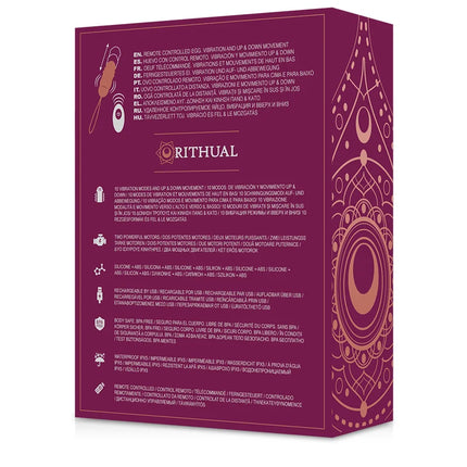 RITHUAL - REVA EGG FERNBEDIENUNGS-UP&DOWN-SYSTEM + VIBRATION - Vibrierendes Ei