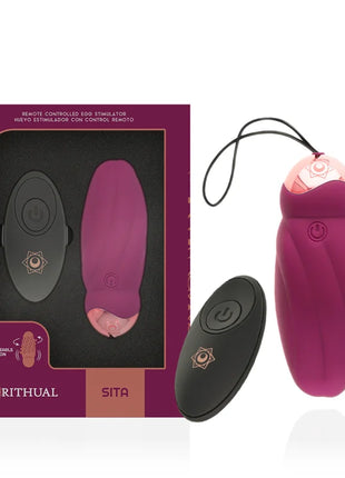 RITHUAL -SITA EGG FERNBEDIENUNG PERLENDREHUNG + VIBRATION - Vibrierendes Ei
