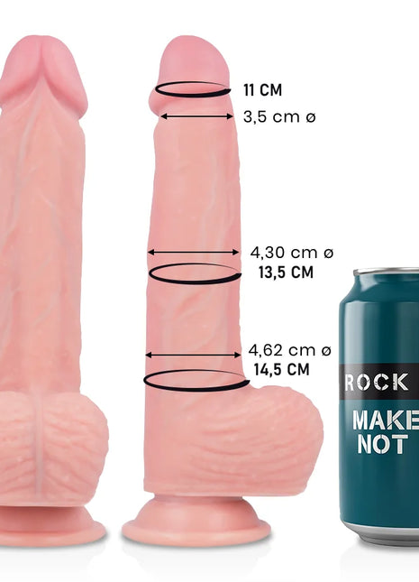 ROCKARMY - FLÜSSIGER SILIKONDILDO PREMIUM SPITFIRE 21 CM -O- 4.62 CM - Dildo mit Saugnapf