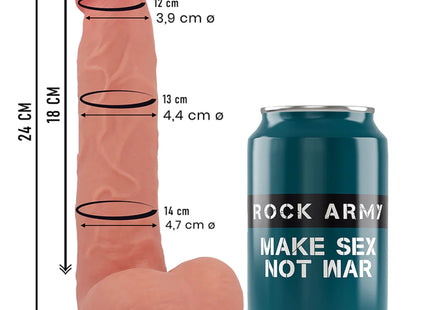 ROCKARMY - FLÜSSIGSILIKON RAPTOR 24 CM -O- 4,4 CM