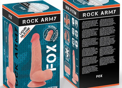 ROCKARMY - FLÜSSIGSILIKONFUCHS 19 CM -O- 3,2 CM