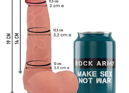 ROCKARMY - FLÜSSIGSILIKONFUCHS 19 CM -O- 3,2 CM