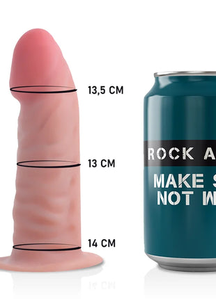 ROCKARMY - GURT + DUAL DENSITY TIGER REALISTISCHER DILDO 14 CM -O- 4.46 CM