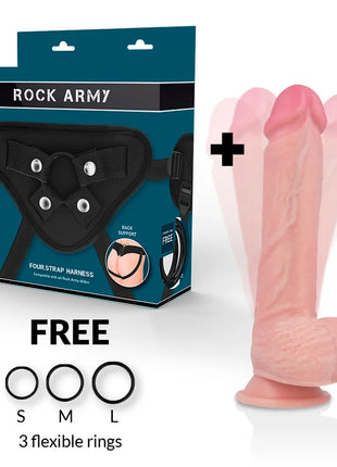 ROCKARMY - GURT + HAWK-ROTATOR UND VIBRATOR 22 CM -O- 4.6 CM