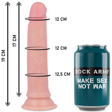 ROCKARMY - HARNESS + FLÜSSIGER SILIKONDILDO PREMIUM AVENGER 19 CM -O- 3.98 CM