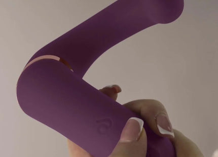 ROCKS-OFF - GEMINI DUAL VIBRATOR - G-SPOT KLITORIS STIMULATOR - LILA - Paar-Vibrator