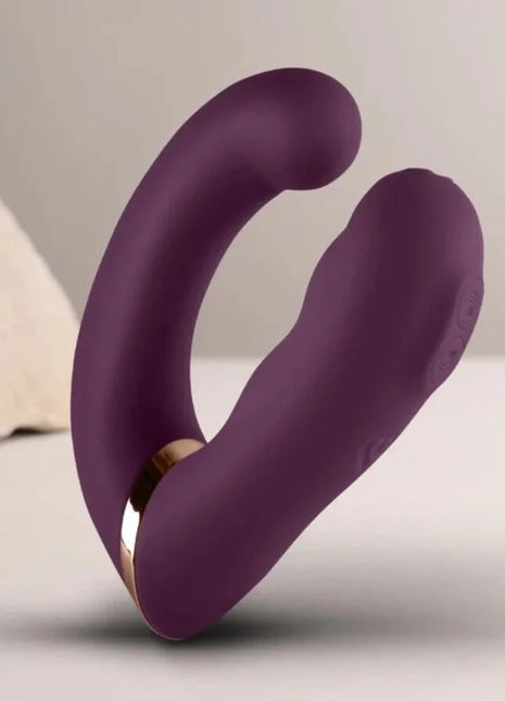 ROCKS-OFF - GEMINI DUAL VIBRATOR - G-SPOT KLITORIS STIMULATOR - LILA - Paar-Vibrator