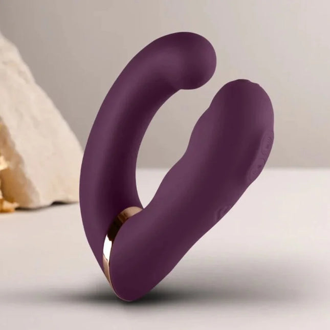 ROCKS-OFF - GEMINI DUAL VIBRATOR - G-SPOT KLITORIS STIMULATOR - LILA - Paar-Vibrator