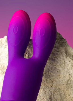 ROCKS-OFF - GLO-GIRL BUNNY - FLEXIBLER VIBRATOR - LILA - Auflegevibratoren