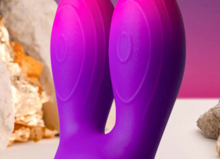 ROCKS-OFF - GLO-GIRL BUNNY - FLEXIBLER VIBRATOR - LILA - Auflegevibratoren