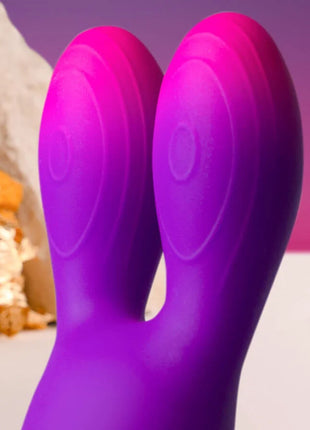 ROCKS-OFF - GLO-GIRL BUNNY - FLEXIBLER VIBRATOR - LILA - Auflegevibratoren