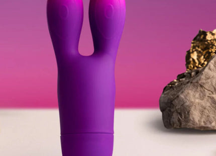 ROCKS-OFF - GLO-GIRL BUNNY - FLEXIBLER VIBRATOR - LILA - Auflegevibratoren