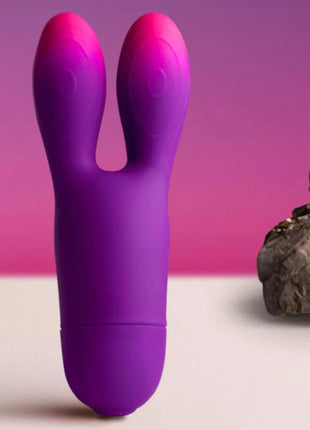 ROCKS-OFF - GLO-GIRL BUNNY - FLEXIBLER VIBRATOR - LILA - Auflegevibratoren