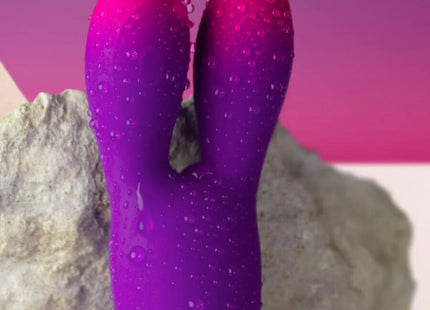 ROCKS-OFF - GLO-GIRL BUNNY - FLEXIBLER VIBRATOR - LILA - Auflegevibratoren