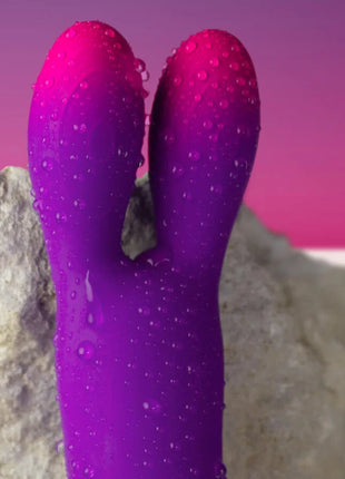 ROCKS-OFF - GLO-GIRL BUNNY - FLEXIBLER VIBRATOR - LILA - Auflegevibratoren