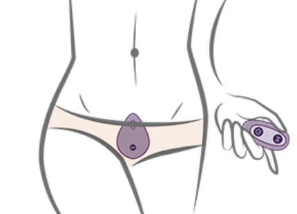 ROCKS-OFF - KNICKERBOCKER GLORY VIBRATOR DISKRET PANTY - ROSA - Mini-Vibratoren