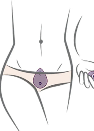 ROCKS-OFF - KNICKERBOCKER GLORY VIBRATOR DISKRET PANTY - ROSA - Mini-Vibratoren