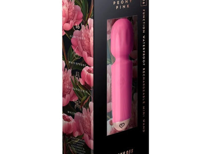 ROCKS-OFF - MINI-AKKU-ZAUBERSTAB MIT 16 FUNKTIONEN SCHWARZE TULPE - FUCSIA