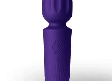 ROCKS-OFF - MINI-AKKU-ZAUBERSTAB MIT 16 FUNKTIONEN SCHWARZE TULPE - VIOLETA
