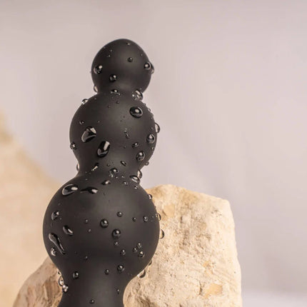 ROCKS-OFF - PETITE SENSATIONS BUBBLES - ANAL PLUG VIBRATOR - SCHWARZ - Anal-Vibratoren